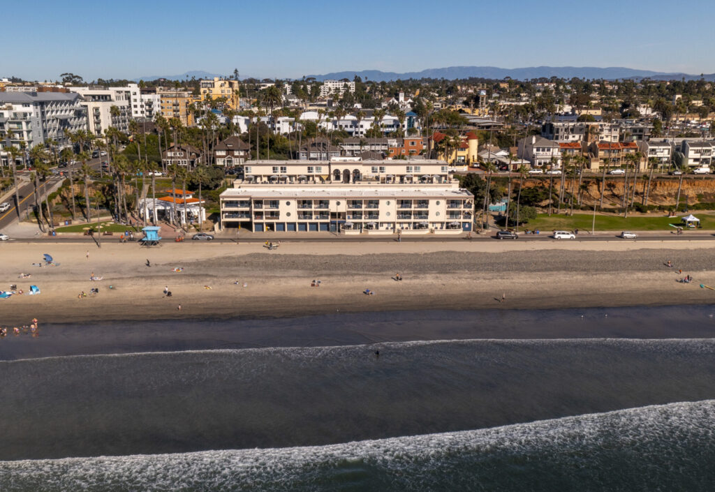 aerial image of SCBC from the ocean