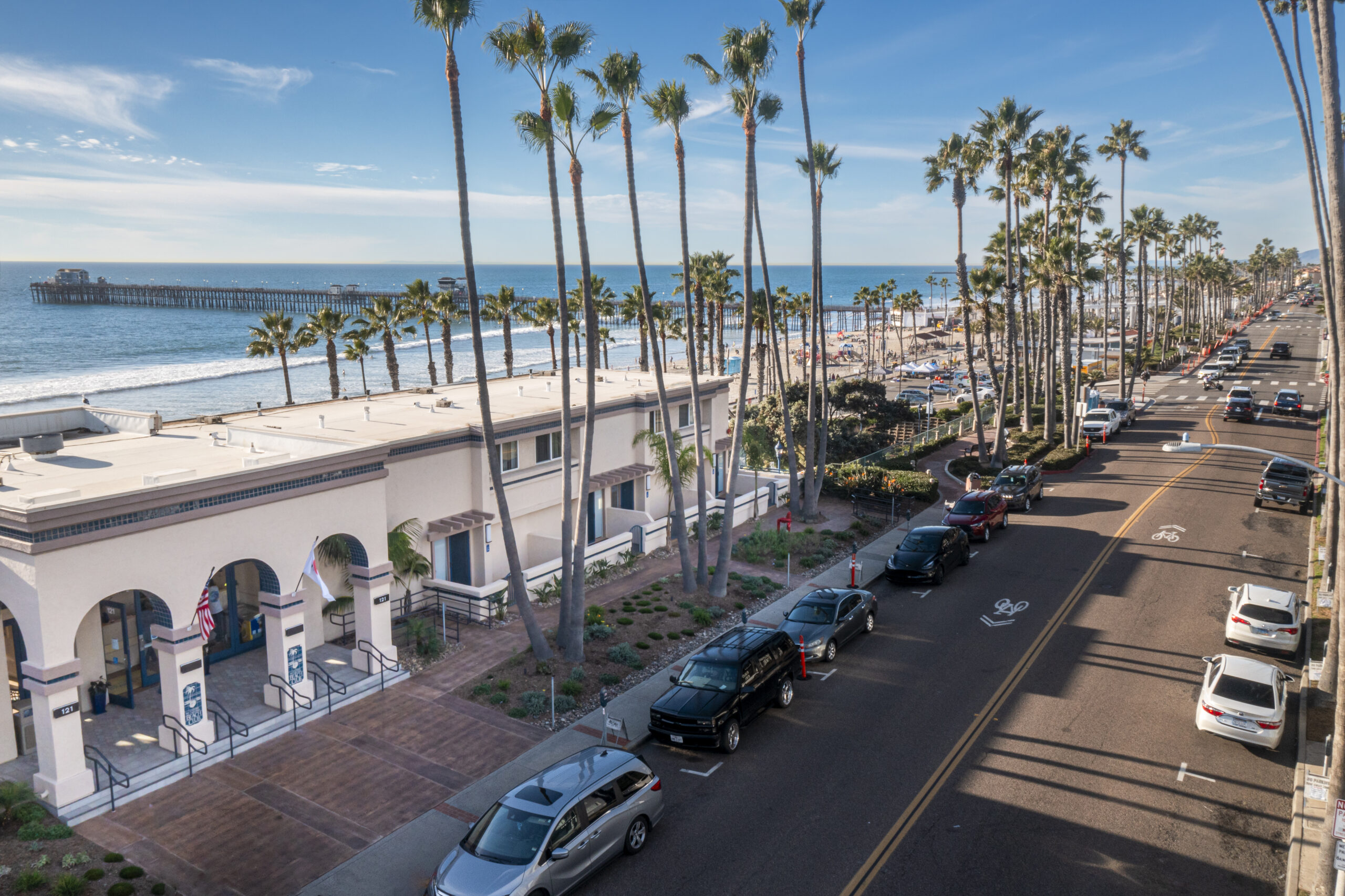 Southern California Beach Club Ocean view